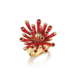 Anemone Lumière Imperial Ring - Red