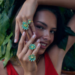Anemone Lumière Imperial Ring - Green