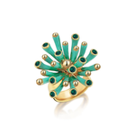 Anemone Lumière Imperial Ring - Green