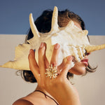 Anemone Lumière Imperial Ring - White