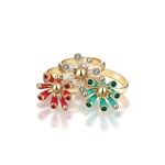 Anemone Crown Ring