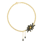 Anemone Lumiere Necklace - Black