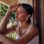 Anemone Lumiere Necklace - White