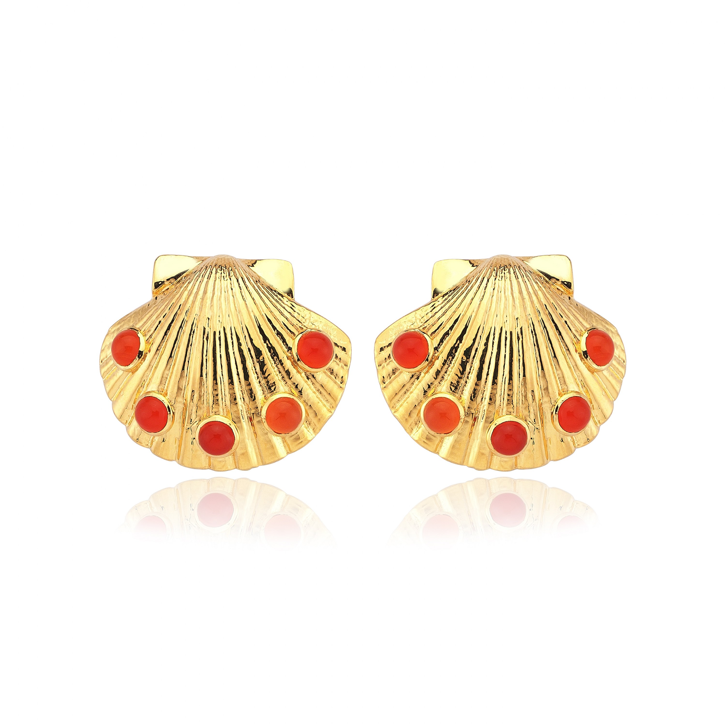 COLOURFUL SHELL EARRINGS